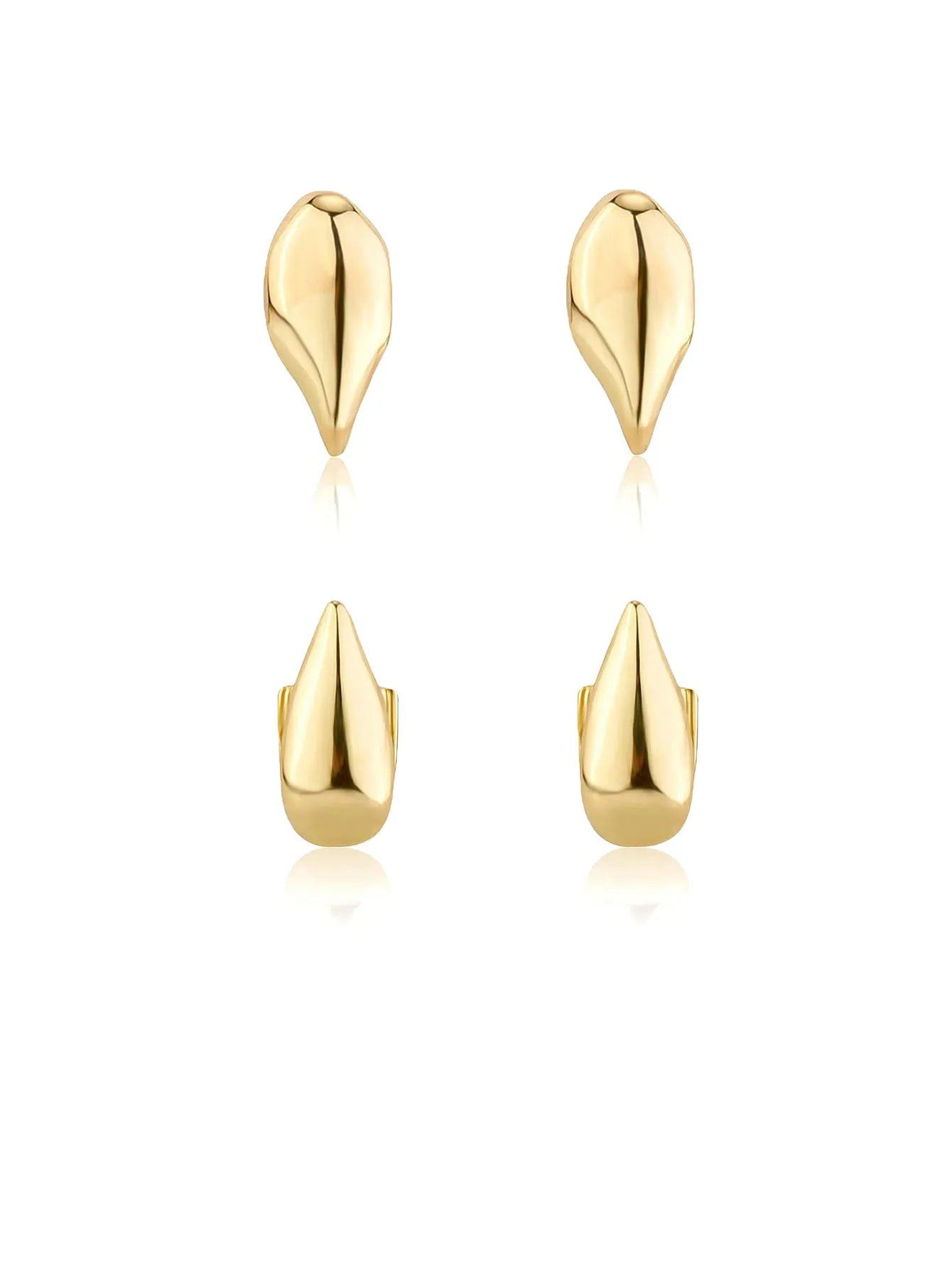 4Pcs Personalized Tooth Decoration: Smooth Surface, Small Tiger Teeth, Pointed Teeth, Upper And Lower Tooth Decoration, Vampire