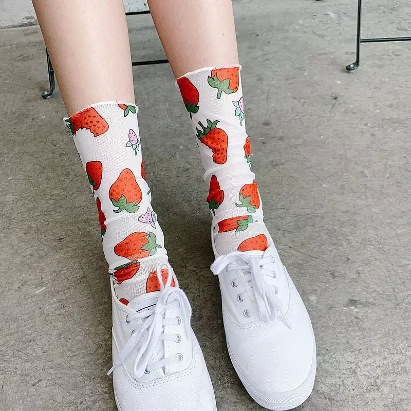 Erdbeersocken