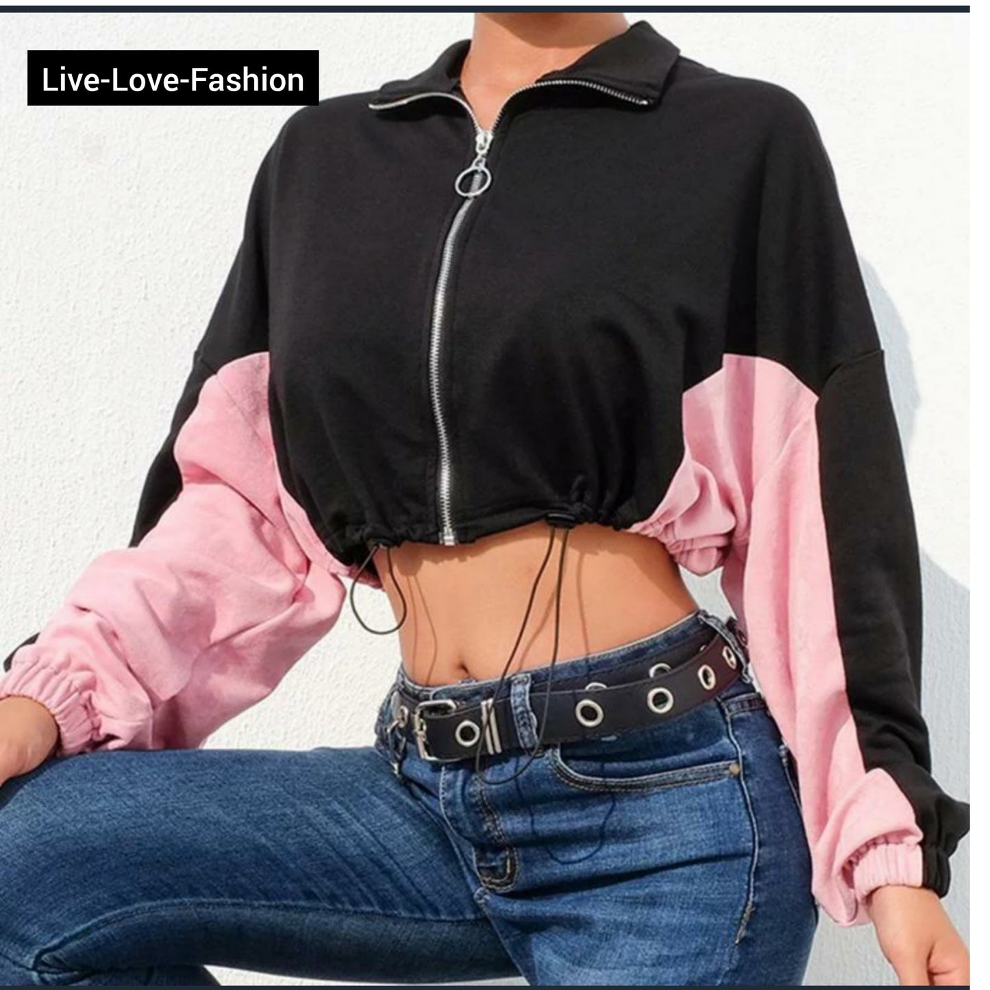 Be F** Nice Crop Top Hoodie