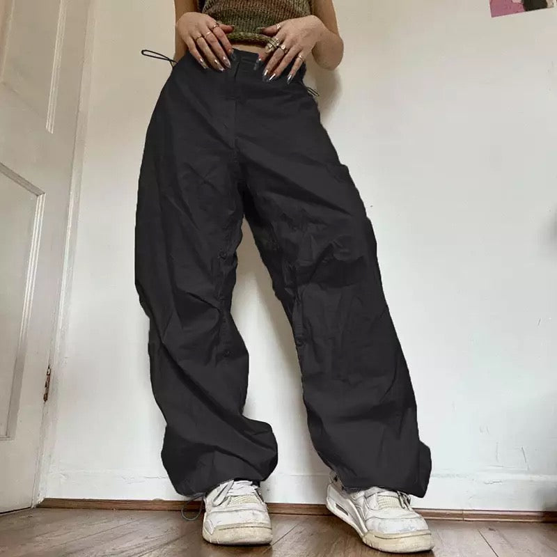 Einfarbige Cargohose