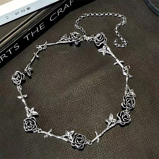 Dead Roses Choker Necklace