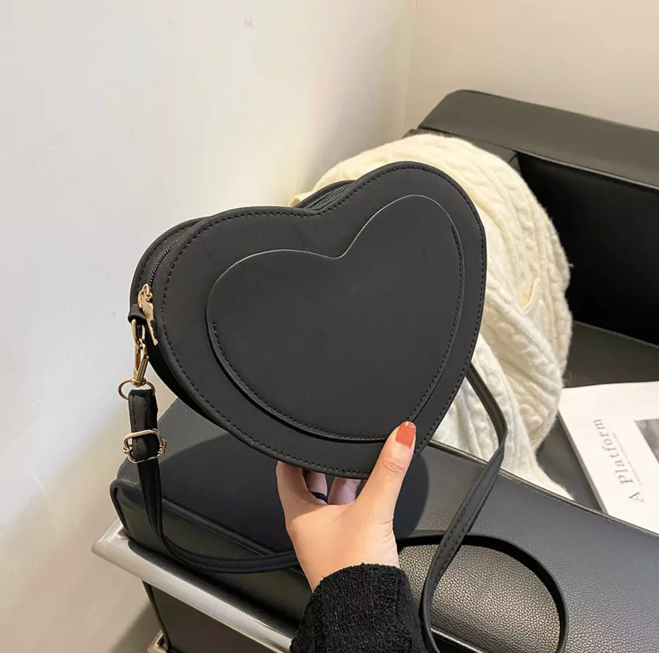 Liebesherztasche