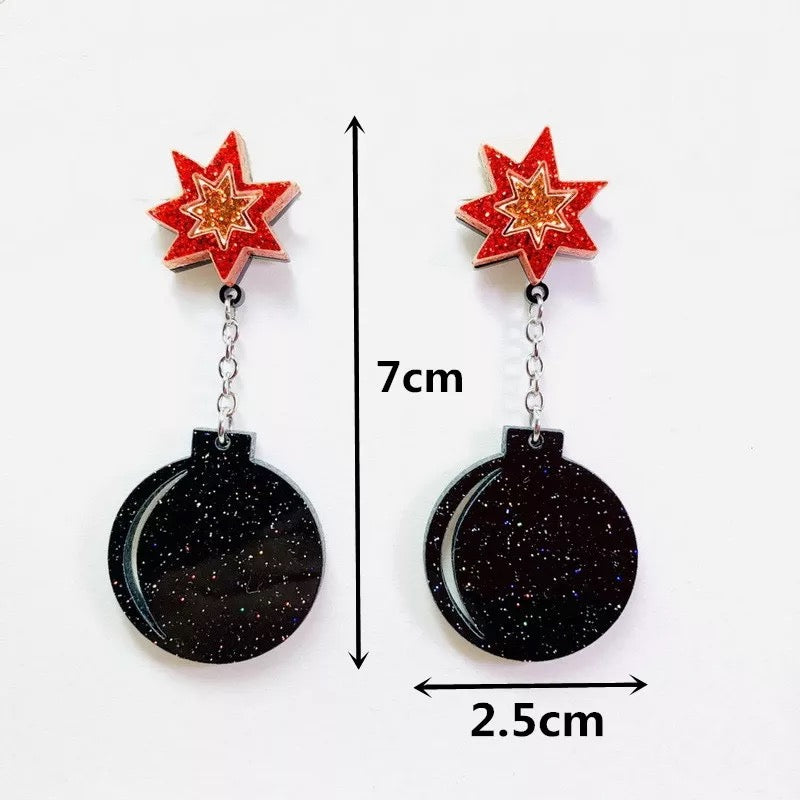 The Bomb Earrings