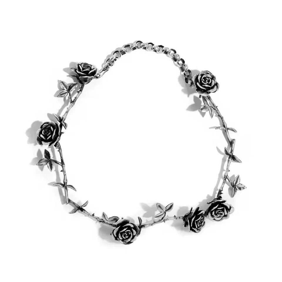 Dead Roses Choker Necklace