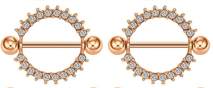 Diamond Nipple Ring