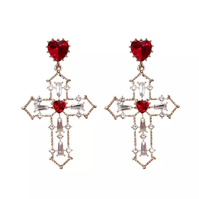 Glaube Kreuz Ohrringe