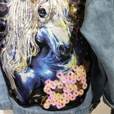 Unicorn Denim Fashion Jacket