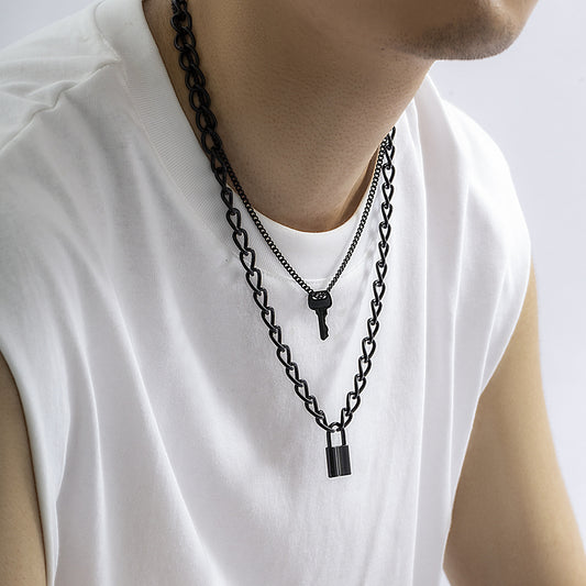 Black Lock Men's Chain