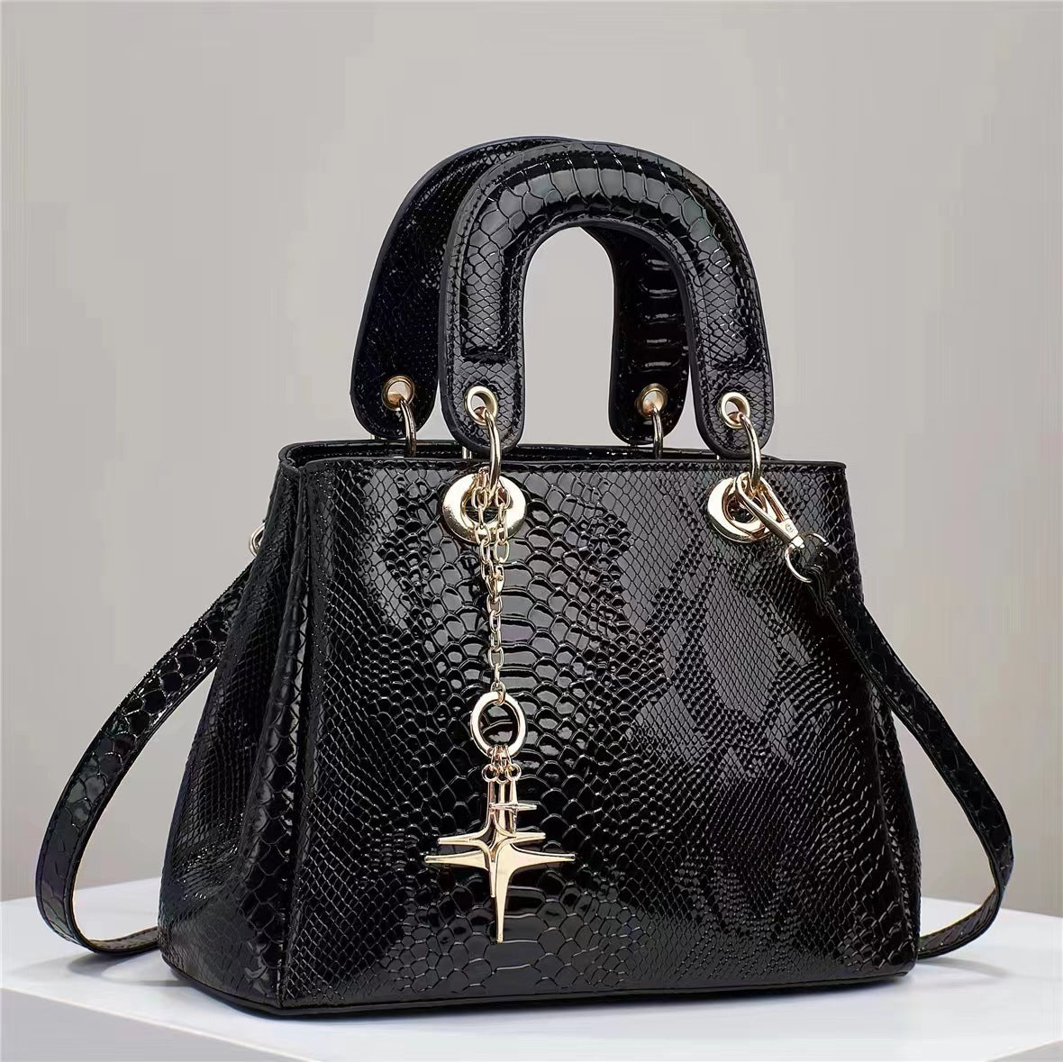 Lux Croc Designer Bag