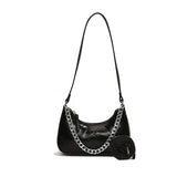 Diamond Embroidery Thread Silver Crossbody Popular Shoulder Underarm Bag