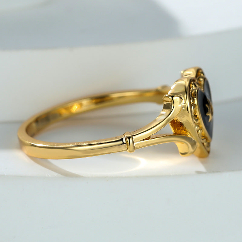 Star Bright Goth Ring