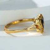 Star Bright Goth Ring
