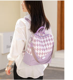 Klassischer karierter Rucksack