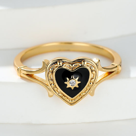 Star Bright Goth Ring