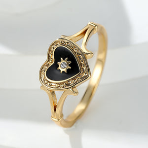 Star Bright Goth Ring
