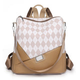 Klassischer karierter Rucksack