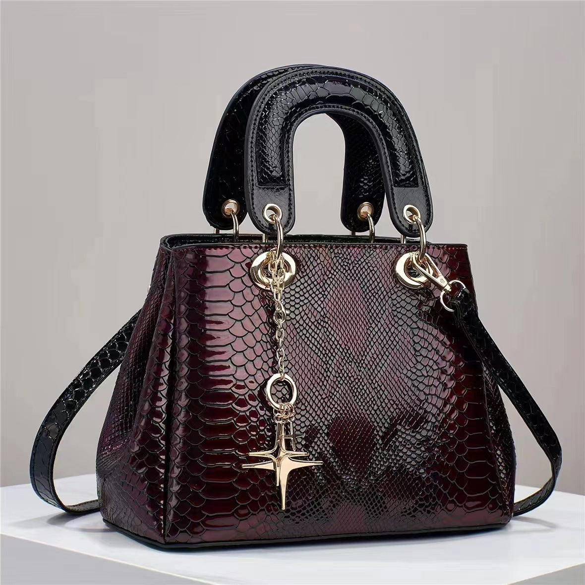Lux Croc Designer Bag