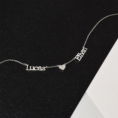 MOTHERS - Personalized Double Name Necklace