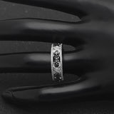 New Gothic Men's Zircon Skull Ring