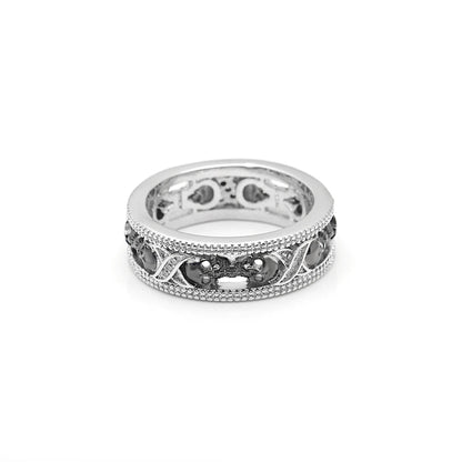 New Gothic Men's Zircon Skull Ring