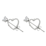 Heart and Arrow Earrings