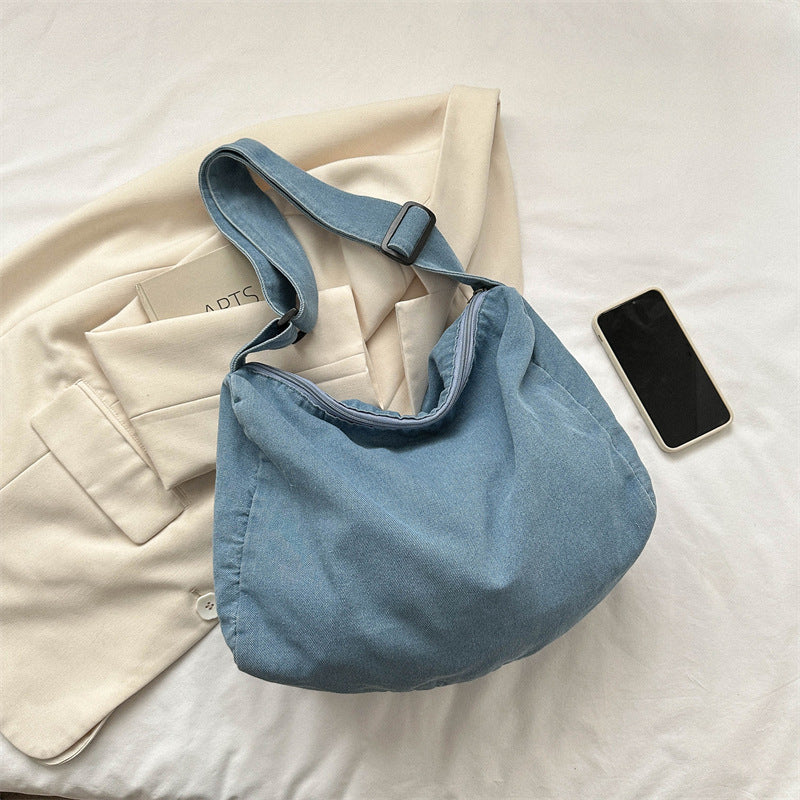 Denim Short Handbag