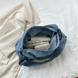 Kurze Jeanshandtasche