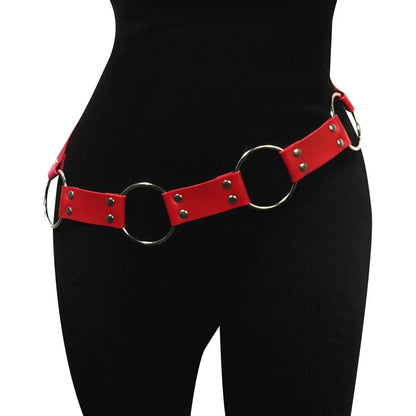 Multi color Gothic Punk Waist Belt