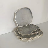 Natural resin agate coasters