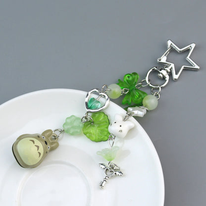 Green Garden Handmade Keychain - Bag Charm
