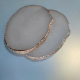 Natural resin agate coasters