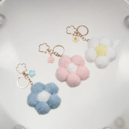Flower Power Keychain and Bag Charm