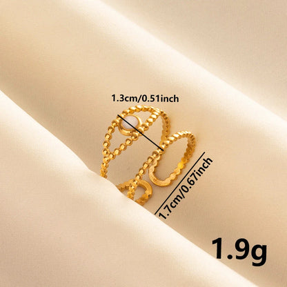 1/3pcs Youthway Vintage Evil Eye Rings For Women Aesthetic 18K Gold Plated Jewelry