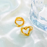 Openwork Heart Ring