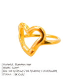 Openwork Heart Ring