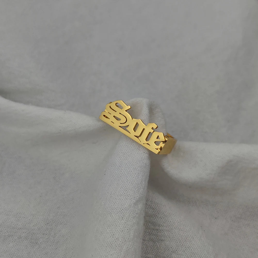 ROXY - Personalized Name Ring - Custom Jewelry