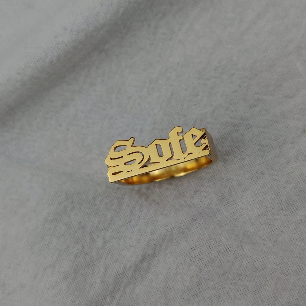 ROXY - Personalized Name Ring - Custom Jewelry