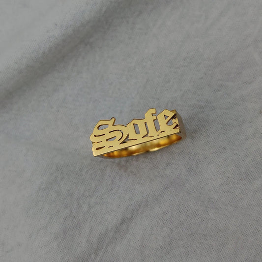 Personalized Name Ring