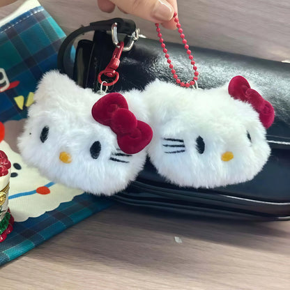 Kitty Plush Keychain Bag Charm