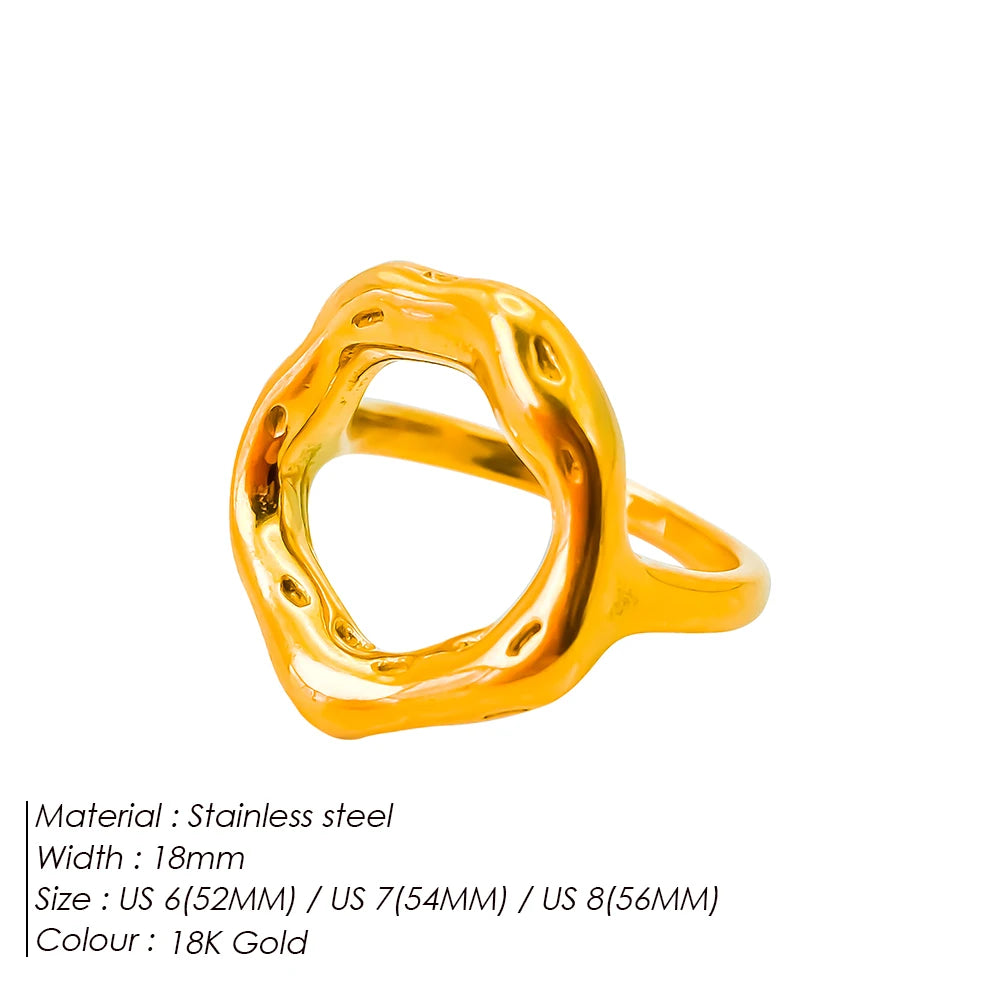 Openwork Heart Ring