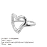 Openwork Heart Ring