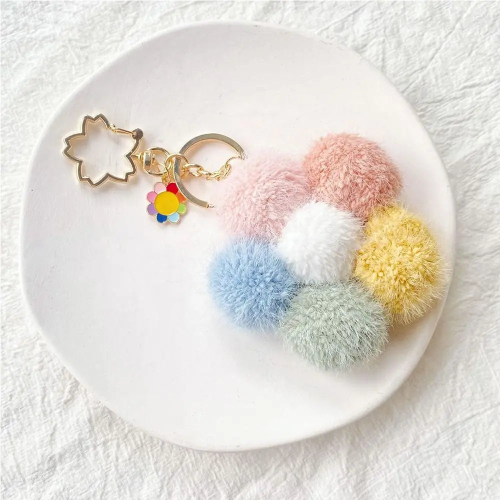 Flower Power Keychain and Bag Charm