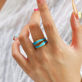 Aurora Flow Statement Ring