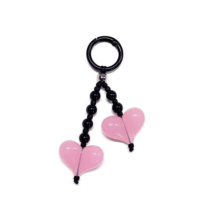 Y2K Hearts Keychain - Bag Charm