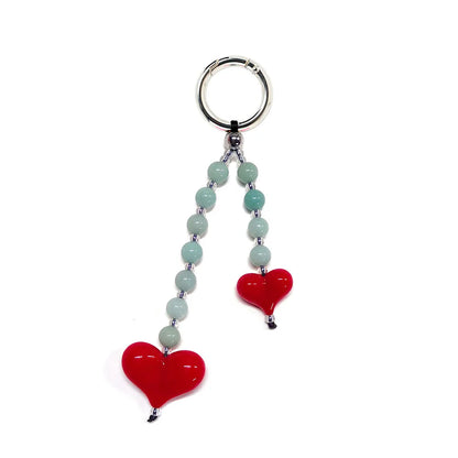 Y2K Hearts Keychain - Bag Charm