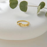 Custom Name Ring