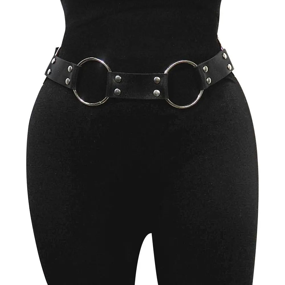 Multi color Gothic Punk Waist Belt