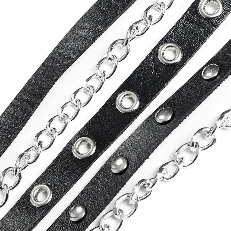 Fashion Women Gothic Punk Waist Belt Chain