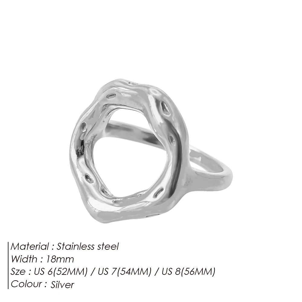 Openwork Heart Ring
