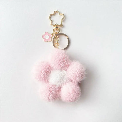 Flower Power Keychain and Bag Charm